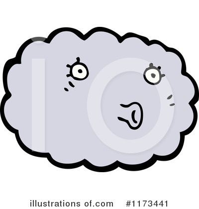 Royalty-Free (RF) Cloud Clipart Illustration by lineartestpilot - Stock Sample #1173441