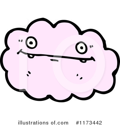 Royalty-Free (RF) Cloud Clipart Illustration by lineartestpilot - Stock Sample #1173442