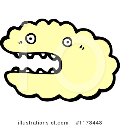 Royalty-Free (RF) Cloud Clipart Illustration by lineartestpilot - Stock Sample #1173443