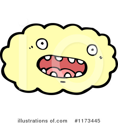 Royalty-Free (RF) Cloud Clipart Illustration by lineartestpilot - Stock Sample #1173445