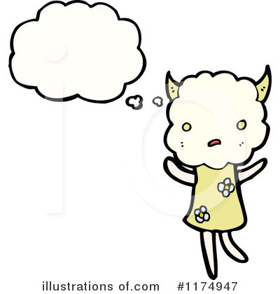 Royalty-Free (RF) Cloud Clipart Illustration by lineartestpilot - Stock Sample #1174947
