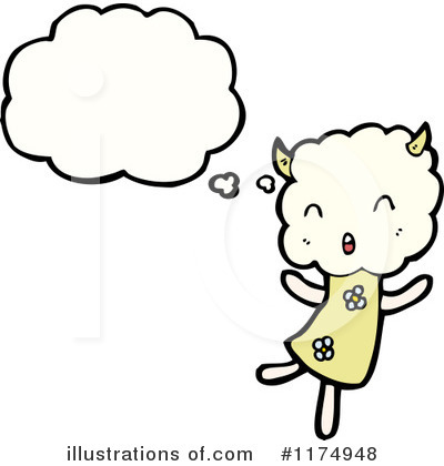 Royalty-Free (RF) Cloud Clipart Illustration by lineartestpilot - Stock Sample #1174948