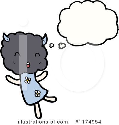 Royalty-Free (RF) Cloud Clipart Illustration by lineartestpilot - Stock Sample #1174954