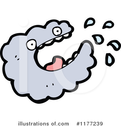 Royalty-Free (RF) Cloud Clipart Illustration by lineartestpilot - Stock Sample #1177239