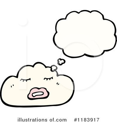 Royalty-Free (RF) Cloud Clipart Illustration by lineartestpilot - Stock Sample #1183917