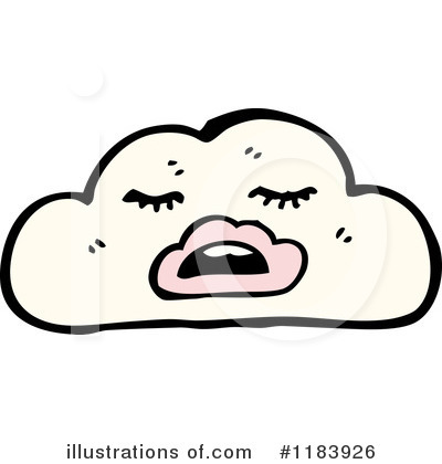 Royalty-Free (RF) Cloud Clipart Illustration by lineartestpilot - Stock Sample #1183926