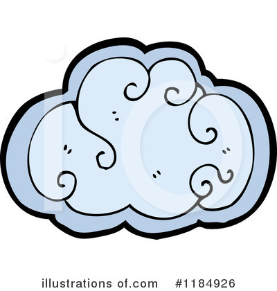 Royalty-Free (RF) Cloud Clipart Illustration by lineartestpilot - Stock Sample #1184926