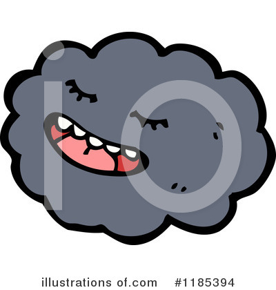 Royalty-Free (RF) Cloud Clipart Illustration by lineartestpilot - Stock Sample #1185394