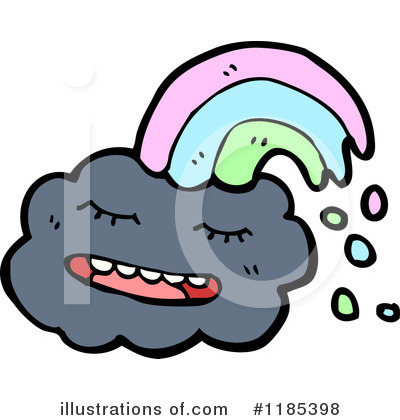 Royalty-Free (RF) Cloud Clipart Illustration by lineartestpilot - Stock Sample #1185398