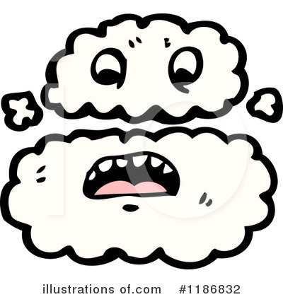Royalty-Free (RF) Cloud Clipart Illustration by lineartestpilot - Stock Sample #1186832