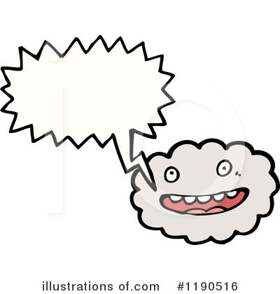 Royalty-Free (RF) Cloud Clipart Illustration by lineartestpilot - Stock Sample #1190516