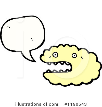 Royalty-Free (RF) Cloud Clipart Illustration by lineartestpilot - Stock Sample #1190543