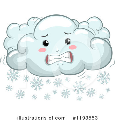 Cloud Character Clipart #1193553 by BNP Design Studio