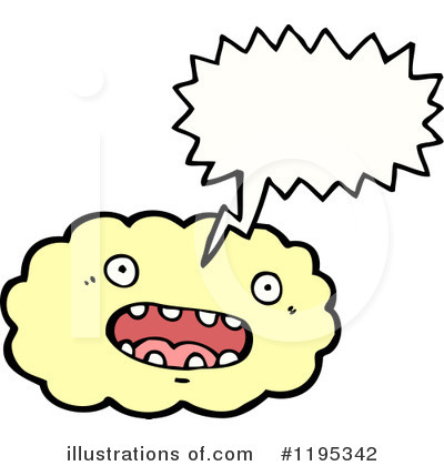Royalty-Free (RF) Cloud Clipart Illustration by lineartestpilot - Stock Sample #1195342