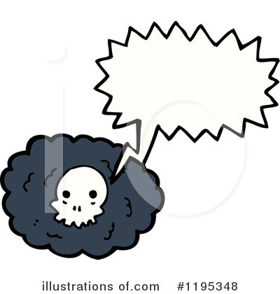Royalty-Free (RF) Cloud Clipart Illustration by lineartestpilot - Stock Sample #1195348