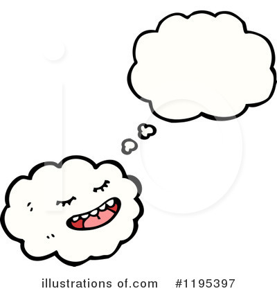 Royalty-Free (RF) Cloud Clipart Illustration by lineartestpilot - Stock Sample #1195397