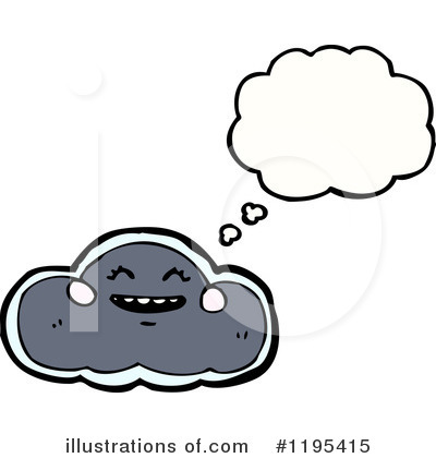 Royalty-Free (RF) Cloud Clipart Illustration by lineartestpilot - Stock Sample #1195415