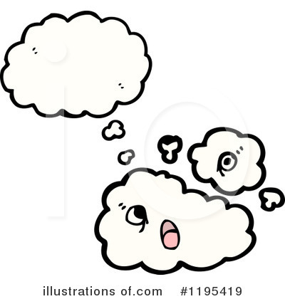 Royalty-Free (RF) Cloud Clipart Illustration by lineartestpilot - Stock Sample #1195419