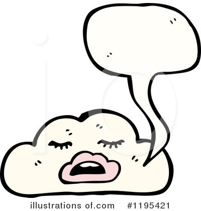 Royalty-Free (RF) Cloud Clipart Illustration by lineartestpilot - Stock Sample #1195421