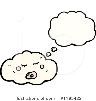 Royalty-Free (RF) Cloud Clipart Illustration by lineartestpilot - Stock Sample #1195422