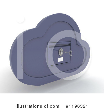 Royalty-Free (RF) Cloud Clipart Illustration by KJ Pargeter - Stock Sample #1196321