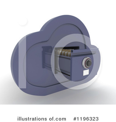 Royalty-Free (RF) Cloud Clipart Illustration by KJ Pargeter - Stock Sample #1196323