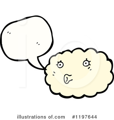 Royalty-Free (RF) Cloud Clipart Illustration by lineartestpilot - Stock Sample #1197644