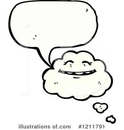 Royalty-Free (RF) Cloud Clipart Illustration by lineartestpilot - Stock Sample #1211791