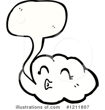 Royalty-Free (RF) Cloud Clipart Illustration by lineartestpilot - Stock Sample #1211807