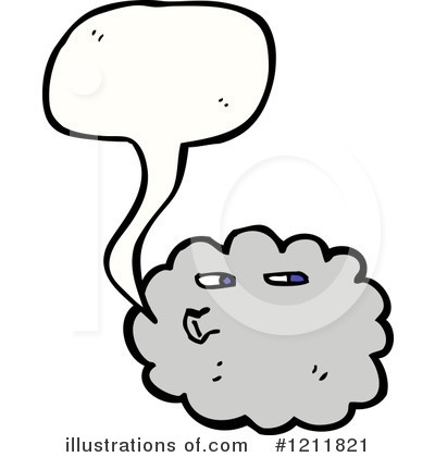 Royalty-Free (RF) Cloud Clipart Illustration by lineartestpilot - Stock Sample #1211821