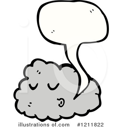 Royalty-Free (RF) Cloud Clipart Illustration by lineartestpilot - Stock Sample #1211822