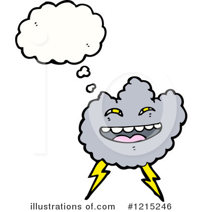 Royalty-Free (RF) Cloud Clipart Illustration by lineartestpilot - Stock Sample #1215246