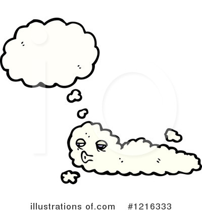Royalty-Free (RF) Cloud Clipart Illustration by lineartestpilot - Stock Sample #1216333