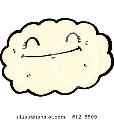 Royalty-Free (RF) Cloud Clipart Illustration by lineartestpilot - Stock Sample #1216509