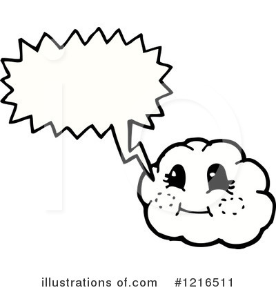 Royalty-Free (RF) Cloud Clipart Illustration by lineartestpilot - Stock Sample #1216511