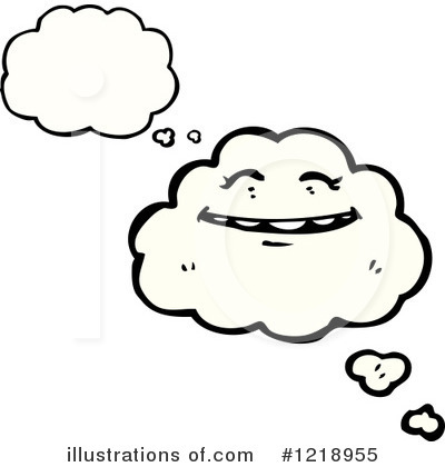 Royalty-Free (RF) Cloud Clipart Illustration by lineartestpilot - Stock Sample #1218955
