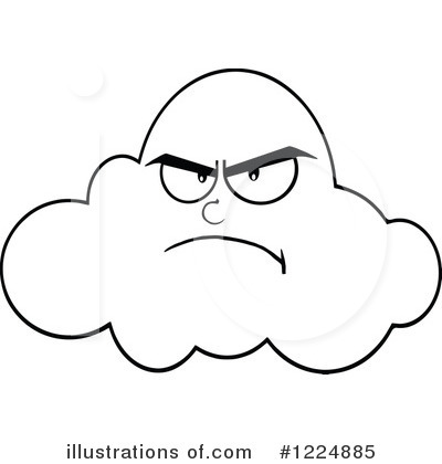 Royalty-Free (RF) Cloud Clipart Illustration by Hit Toon - Stock Sample #1224885