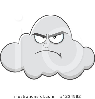 Royalty-Free (RF) Cloud Clipart Illustration by Hit Toon - Stock Sample #1224892