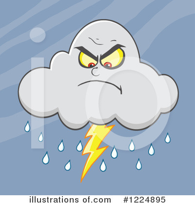 Cloud Clipart #1224895 by Hit Toon