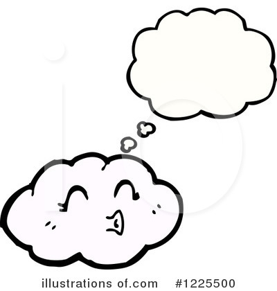 Royalty-Free (RF) Cloud Clipart Illustration by lineartestpilot - Stock Sample #1225500
