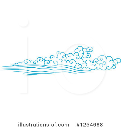 Royalty-Free (RF) Cloud Clipart Illustration by Vector Tradition SM - Stock Sample #1254668