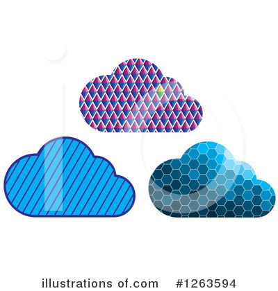 Royalty-Free (RF) Cloud Clipart Illustration by pauloribau - Stock Sample #1263594