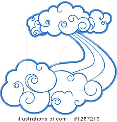 Royalty-Free (RF) Cloud Clipart Illustration by Vector Tradition SM - Stock Sample #1287219