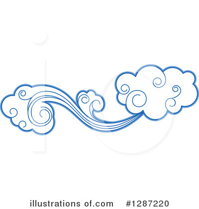 Royalty-Free (RF) Cloud Clipart Illustration by Vector Tradition SM - Stock Sample #1287220