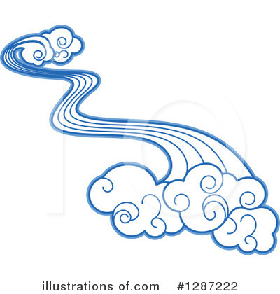 Royalty-Free (RF) Cloud Clipart Illustration by Vector Tradition SM - Stock Sample #1287222