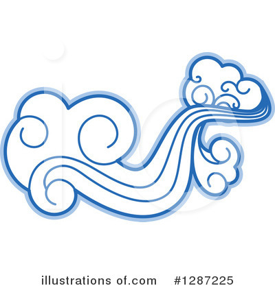 Royalty-Free (RF) Cloud Clipart Illustration by Vector Tradition SM - Stock Sample #1287225