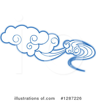 Royalty-Free (RF) Cloud Clipart Illustration by Vector Tradition SM - Stock Sample #1287226