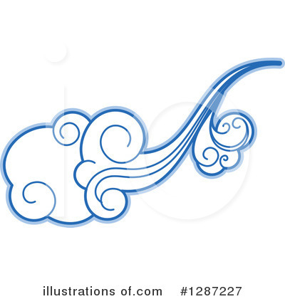 Royalty-Free (RF) Cloud Clipart Illustration by Vector Tradition SM - Stock Sample #1287227