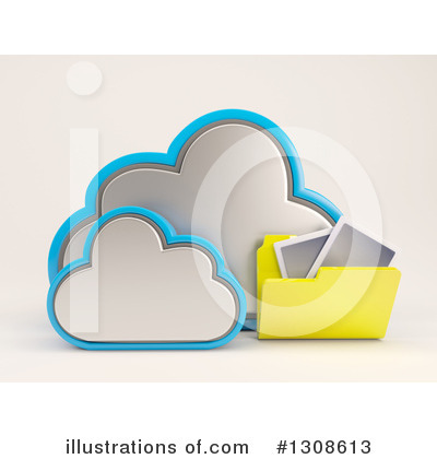 Royalty-Free (RF) Cloud Clipart Illustration by KJ Pargeter - Stock Sample #1308613