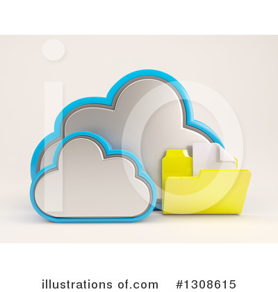 Royalty-Free (RF) Cloud Clipart Illustration by KJ Pargeter - Stock Sample #1308615